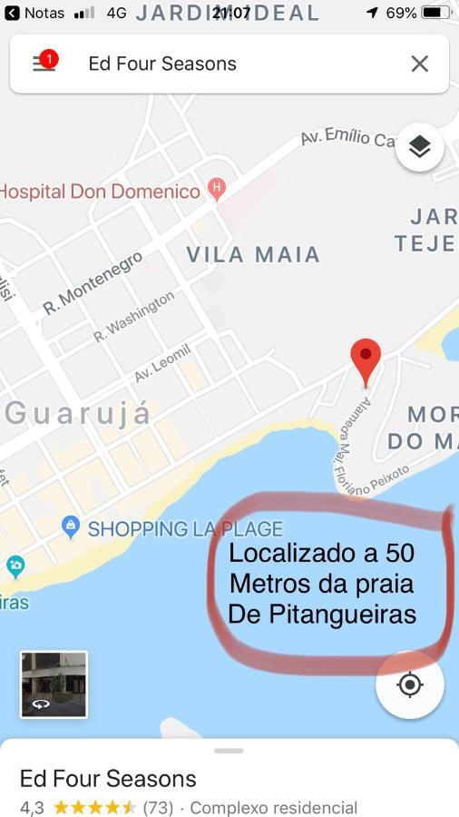 Guaruja Flat Aparthotel Luaran gambar